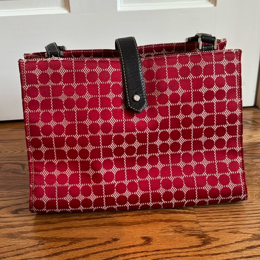 Kate Spade Red Signature Noel Dot Purse Bag
